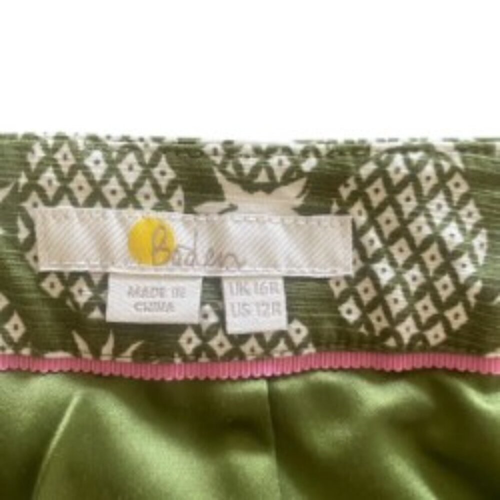 Boden Gabriella Pineapple Pencil Skirt 12 - Picture 3 of 5